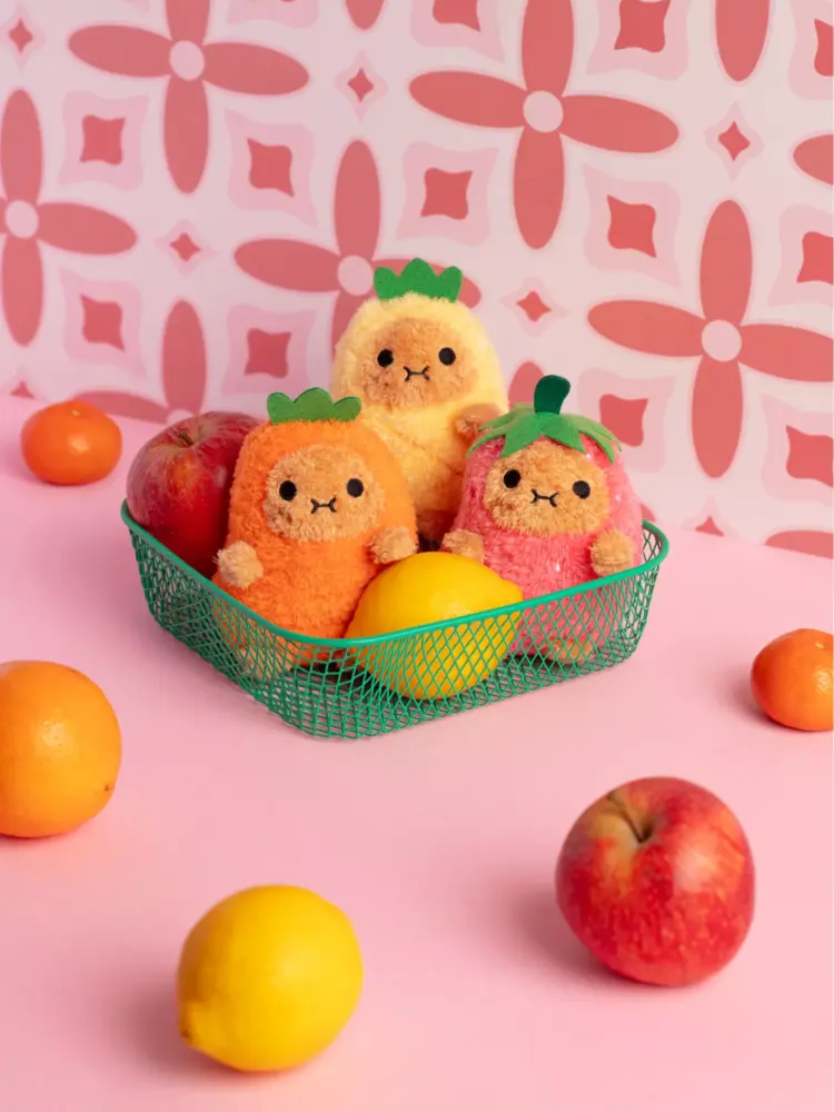 Noodoll Pineapple Ricespud Mini Sitting Plush Toy 13cm - Image 5