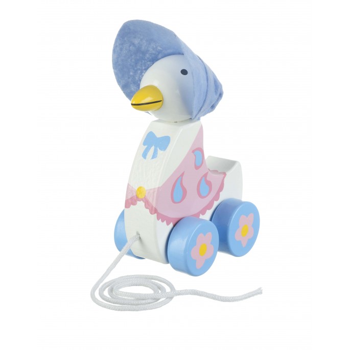 Jemima Puddle-Duck Wooden Pull Along - Orange Tree Toys