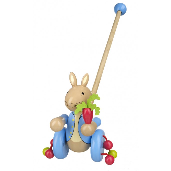 Peter Rabbit Wooden Push Along (Boxed) - Orange Tree Toys - Image 2