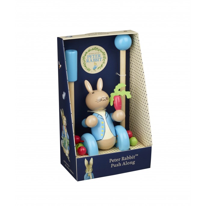 Peter Rabbit Wooden Push Along (Boxed) - Orange Tree Toys
