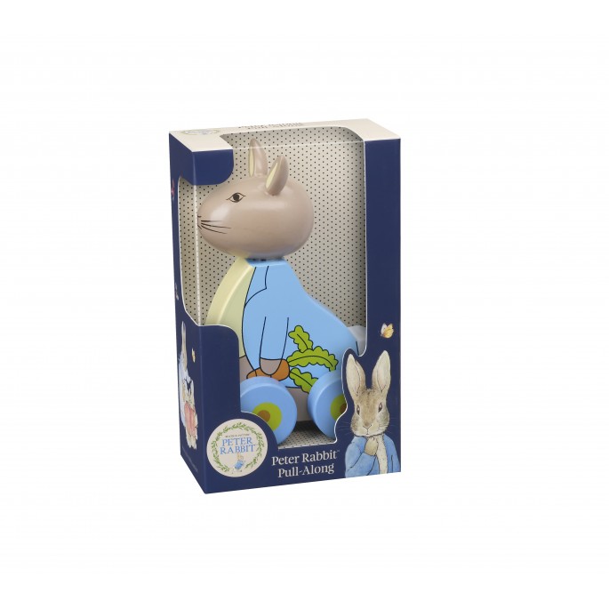 Peter Rabbit Wooden Pull Along - Orange Tree Toys - Image 2