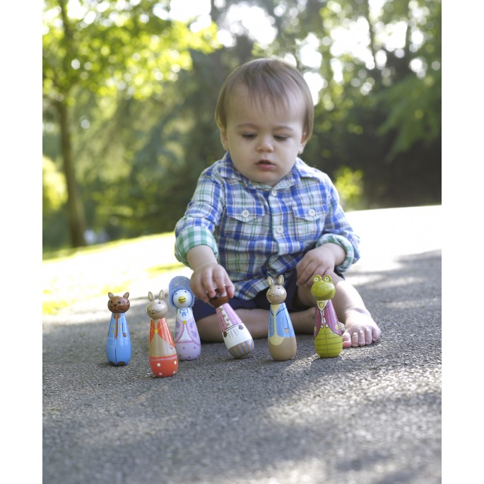 Peter Rabbit Wooden Skittles - Orange Tree Toys - Image 3
