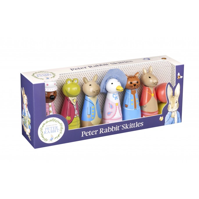 Peter Rabbit Wooden Skittles - Orange Tree Toys