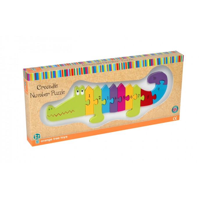 Crocodile Number Puzzle - Orange Tree Toys - Image 2