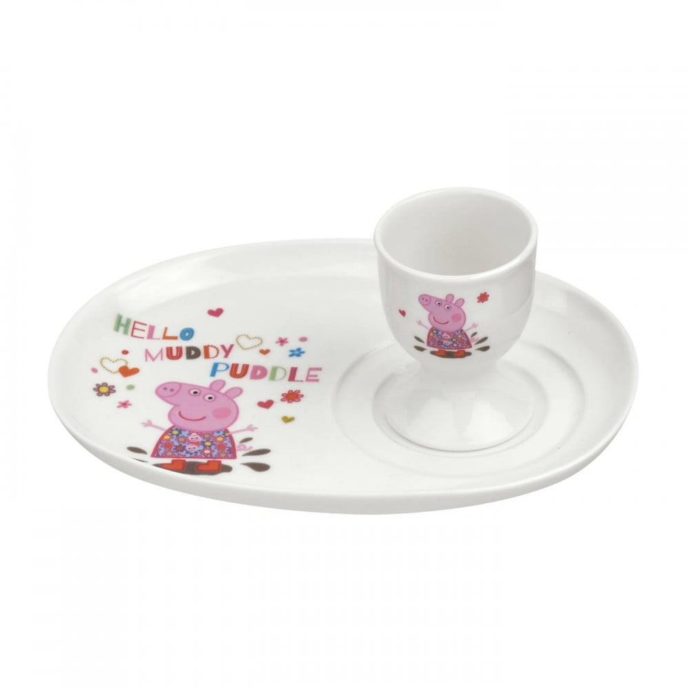 Peppa Pig Egg Cup and Soldier Set - Portmeirion