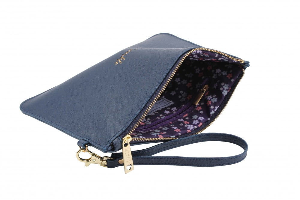 Sparkle Navy Blue Beauty Bag - Willow & Rose - Image 2