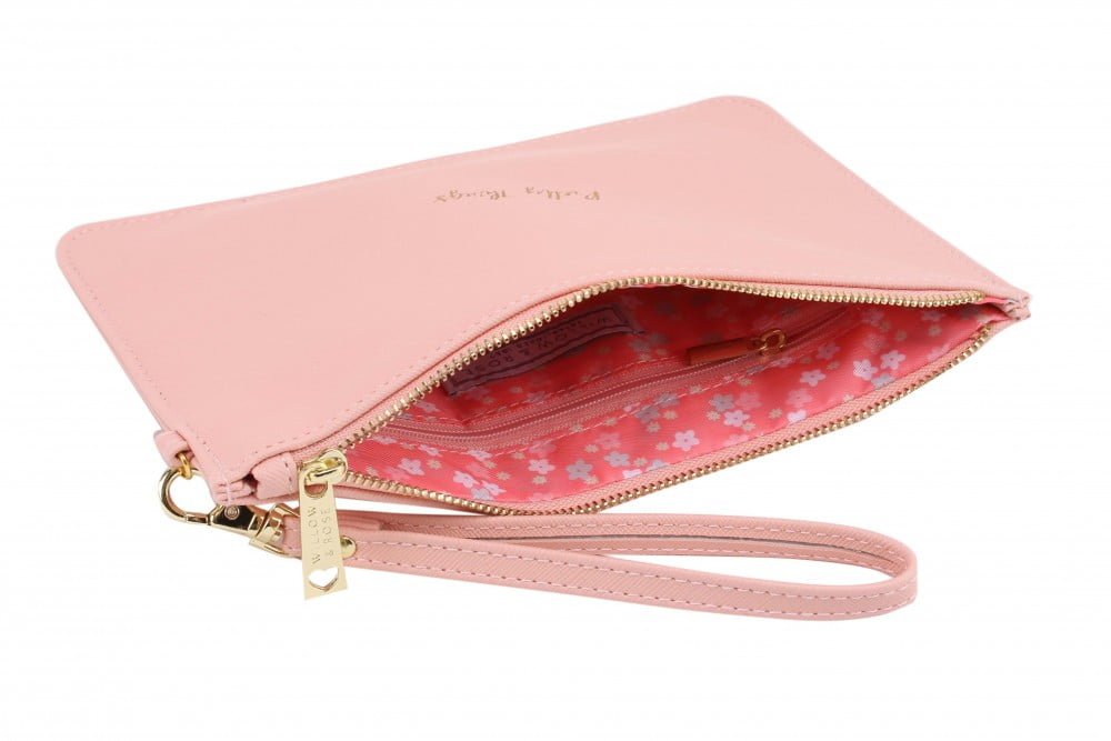 Pretty Things Coral Pink Beauty Bag - Willow & Rose - Image 2