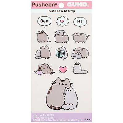 Pusheen and Stormy Sticker Sheet