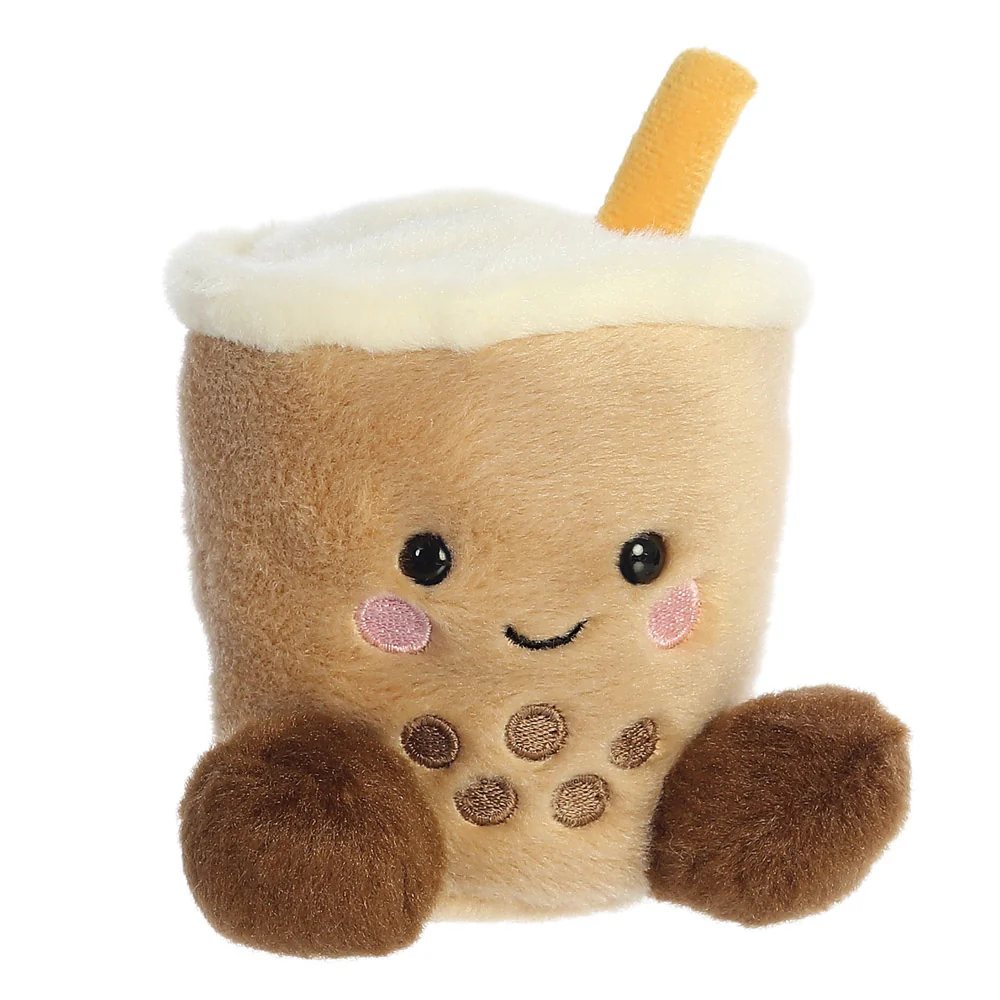 Palm Pals Milky Tea Boba Bubble Tea Soft Toy - Aurora World - Image 3