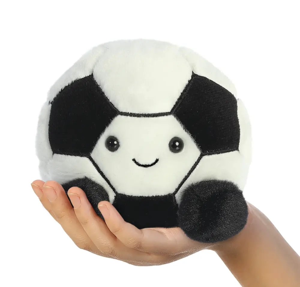 Palm Pals Striker Football Soft Toy - Aurora World - Image 2
