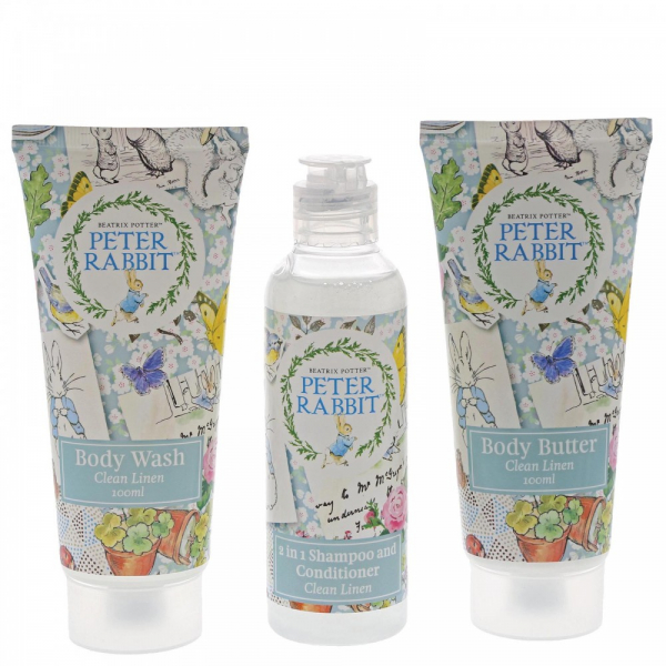 Peter Rabbit Clean Linen Gift Set - Beatrix Potter - Image 2