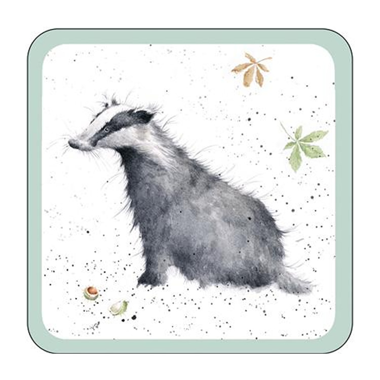 Wrendale Designs - Badger Coaster