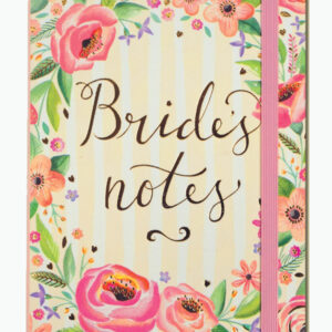Bride's Notes A6 Notebook - Rachel Ellen Designs