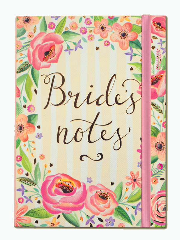 Bride's Notes A6 Notebook - Rachel Ellen Designs