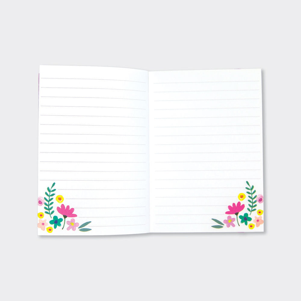 Navy Floral A6 Notebook - Rachel Ellen Designs - Image 3