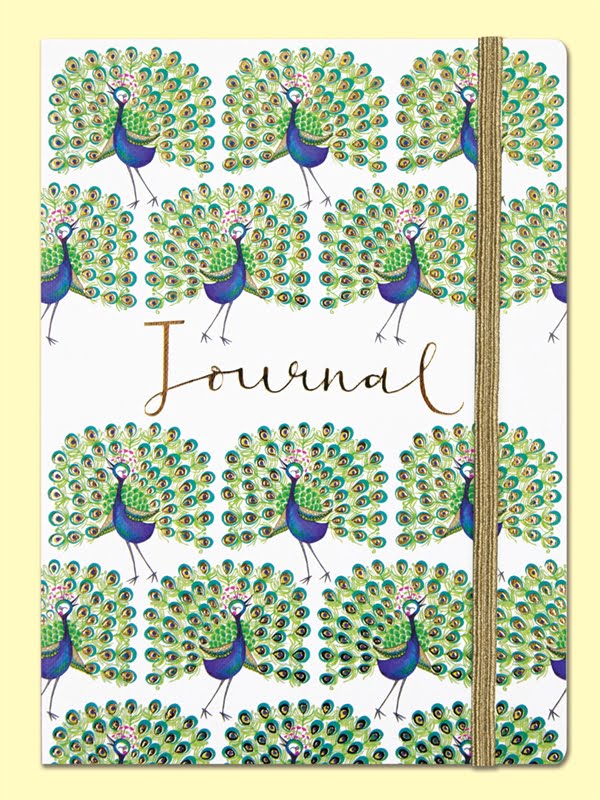 Peacock Journal A5 Notebook - Rachel Ellen Designs - Image 3