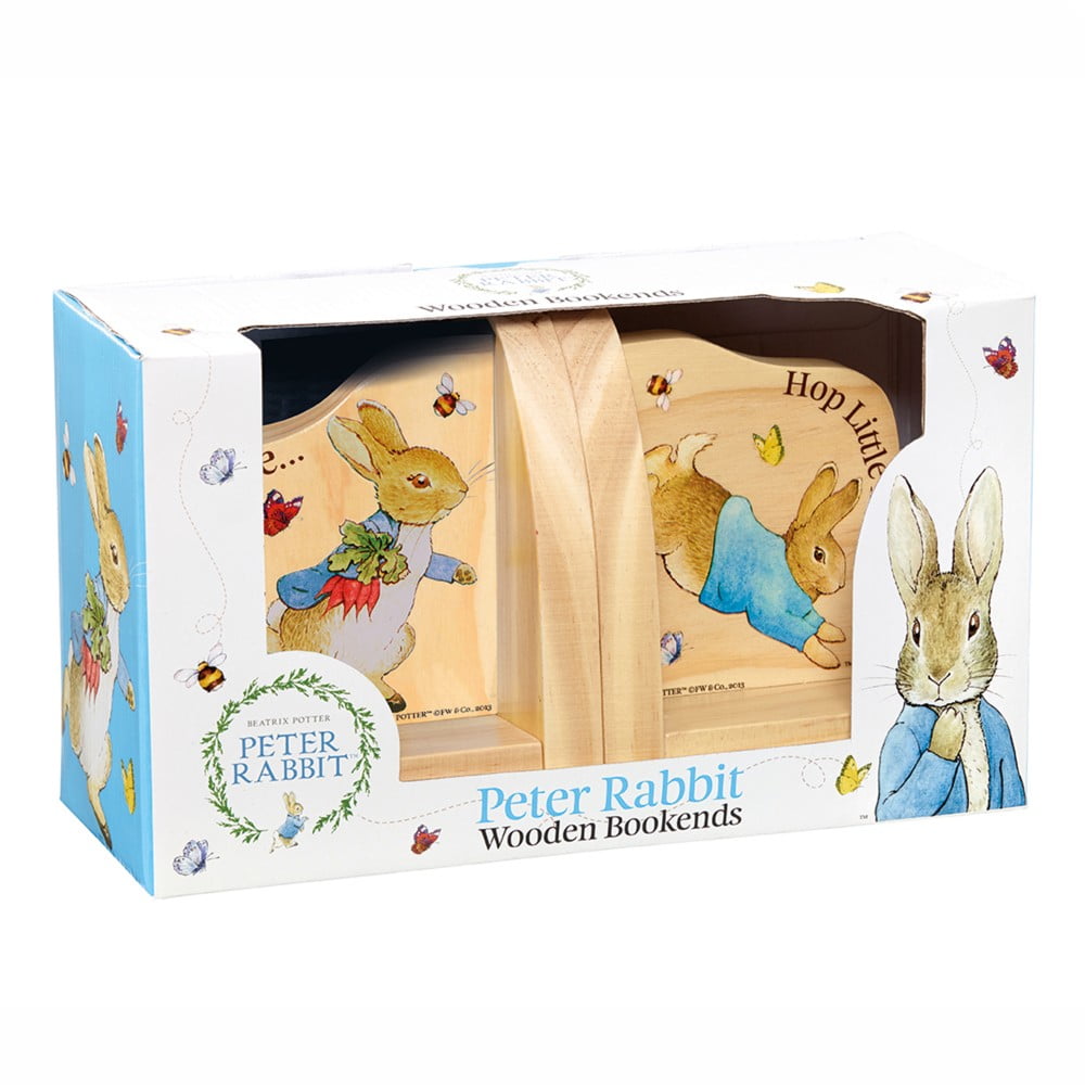 Peter Rabbit Wooden Bookends - Beatrix Potter - Image 2
