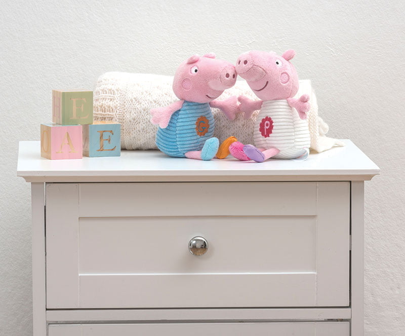 Peppa Pig Chime Rattle Baby Toy - Rainbow Designs - Image 2