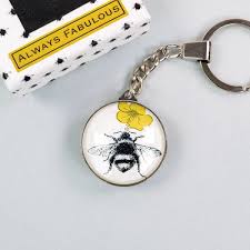 Always Fabulous Bee Keyring In Box - Soul UK