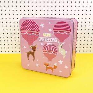 Pink Baby Girl Keepsakes Tin - TICKTIN06 - Tickle Collection - Really Good
