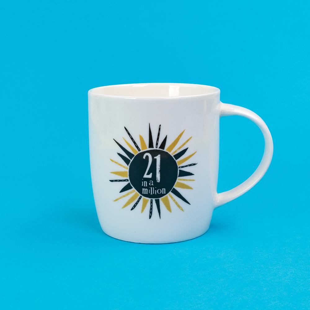 21st Birthday Milestone Mug - The Bright Side - BSHHC54