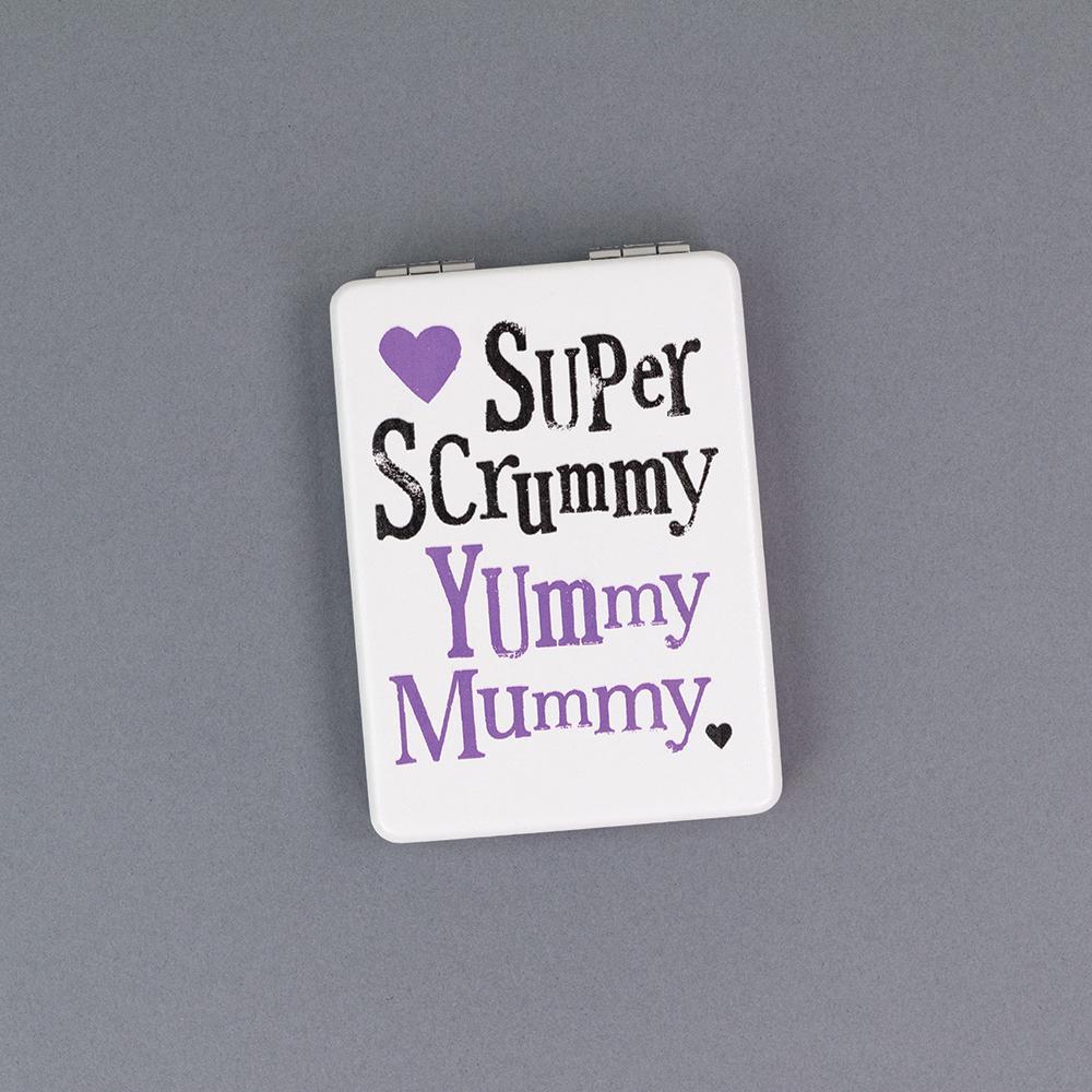 Super Scrummy Yummy Mummy Compact Mirror - The Bright Side - Image 3