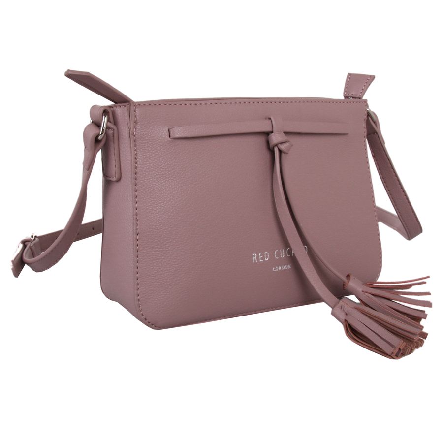 Red Cuckoo - 344 - Dusky Mauve Tassel Cross Body Bag