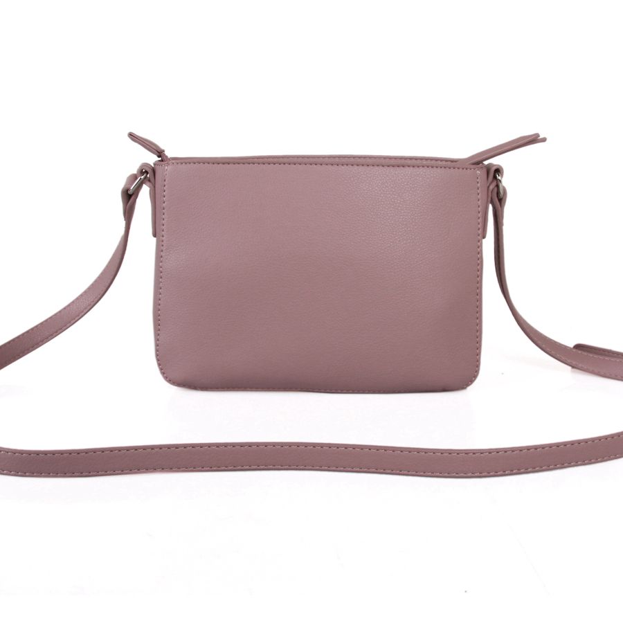 Red Cuckoo - 344 - Dusky Mauve Tassel Cross Body Bag - Image 2