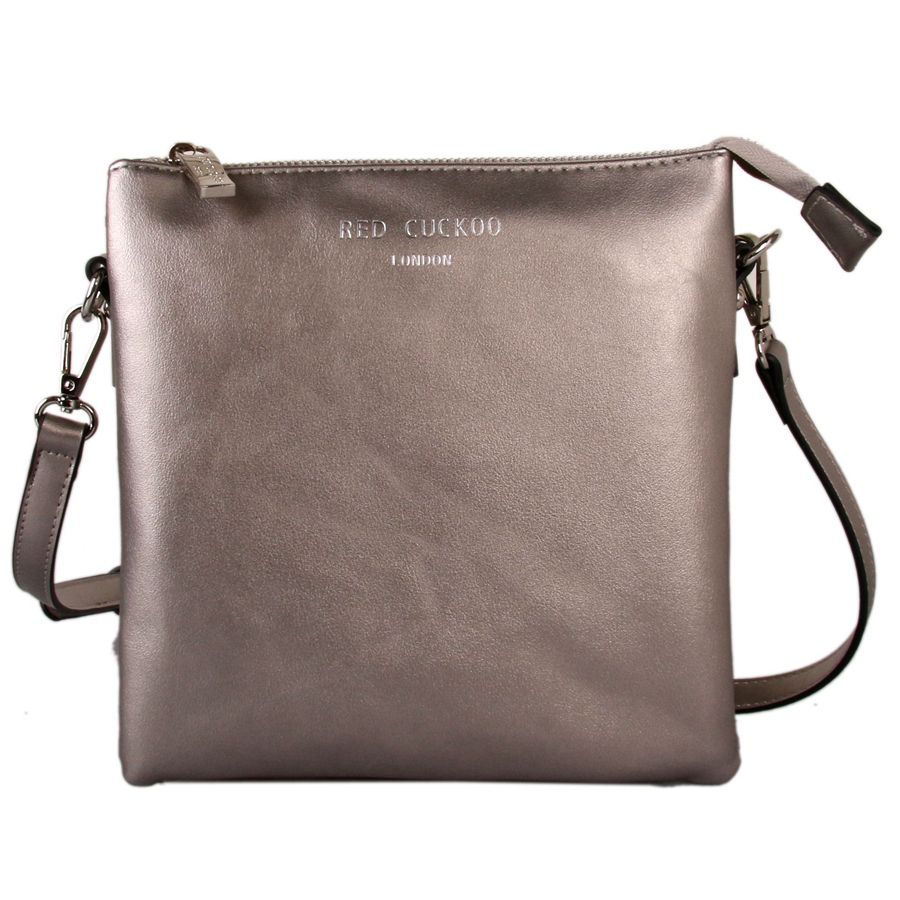 Red Cuckoo - 437 - Metallic Tall Cross Body Bag