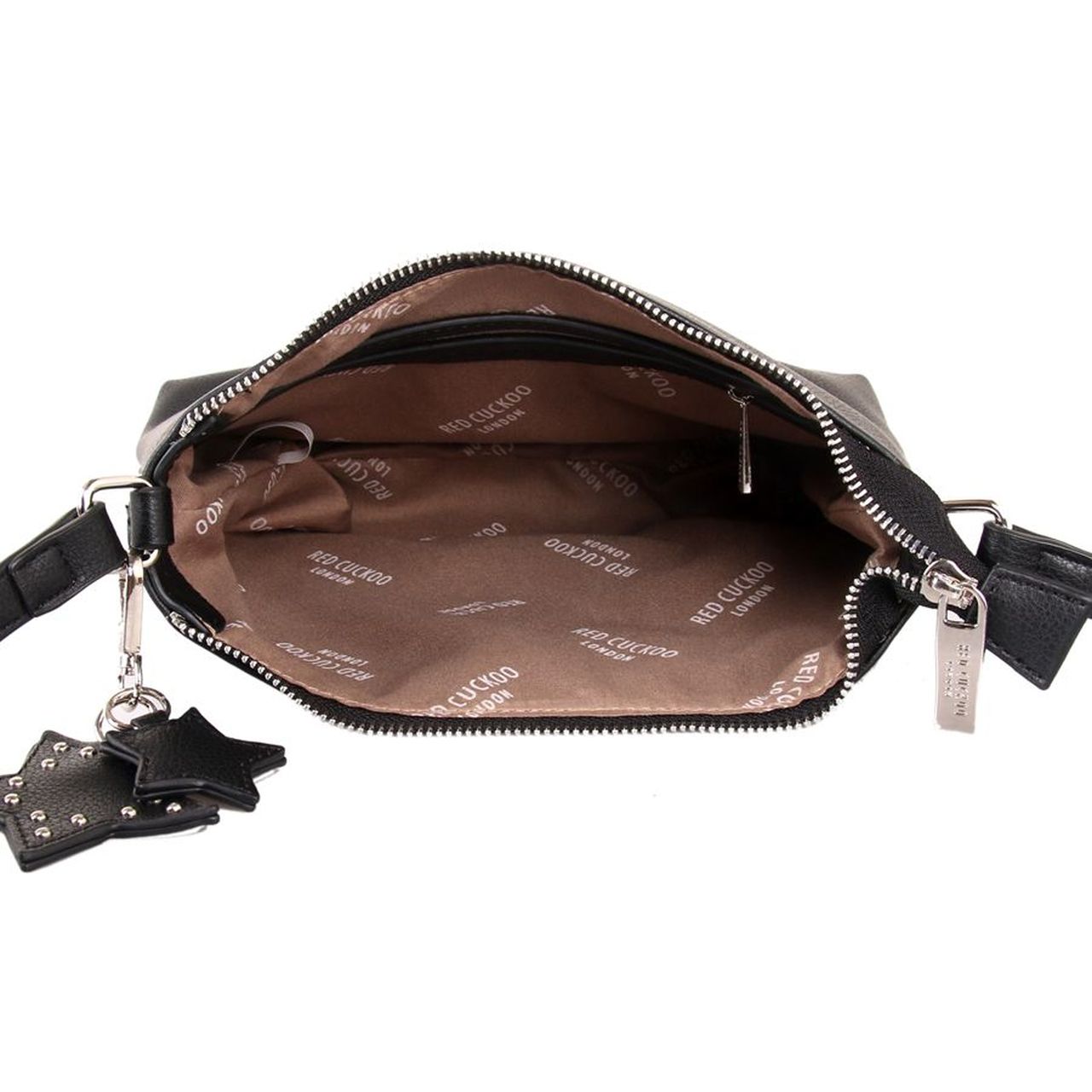 Red Cuckoo - 437 - Metallic Tall Cross Body Bag - Image 2