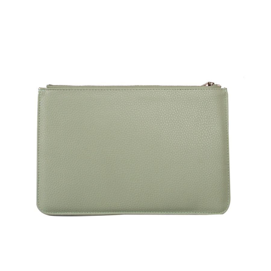 Red Cuckoo - 515 - Mint Green Flat Clutch Bag - Image 4