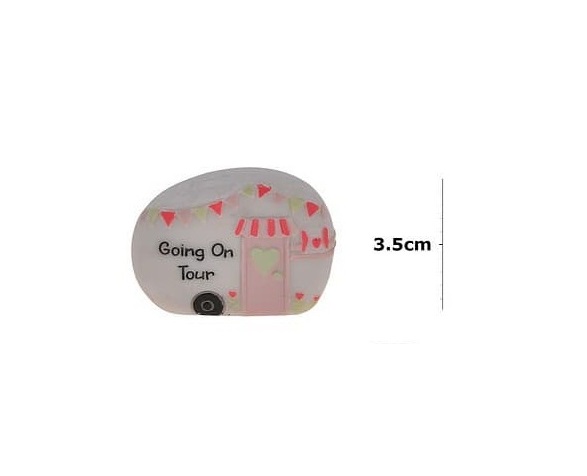 'Going on Tour' Caravan Pebble Token - Langs