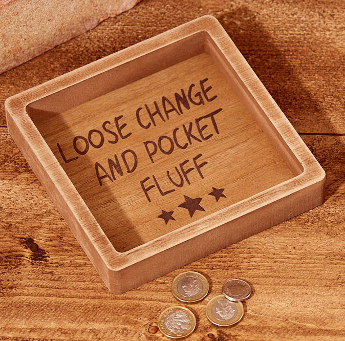 Loose Change and Pocket Fluff Coin Tray - Langs