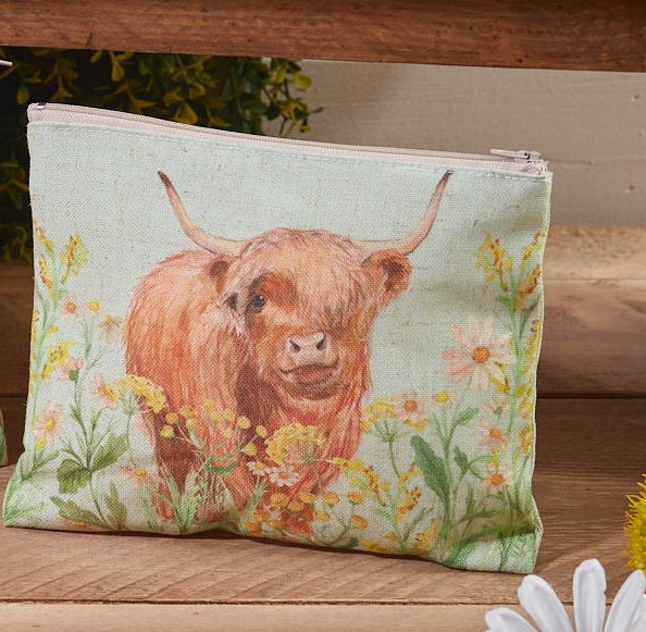 Highland Cow Pouch Bag - Langs