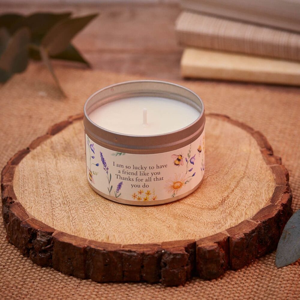 Mediterranean Fig 'Fabulous Friend' Bee Tinned Scented Candle - Image 2
