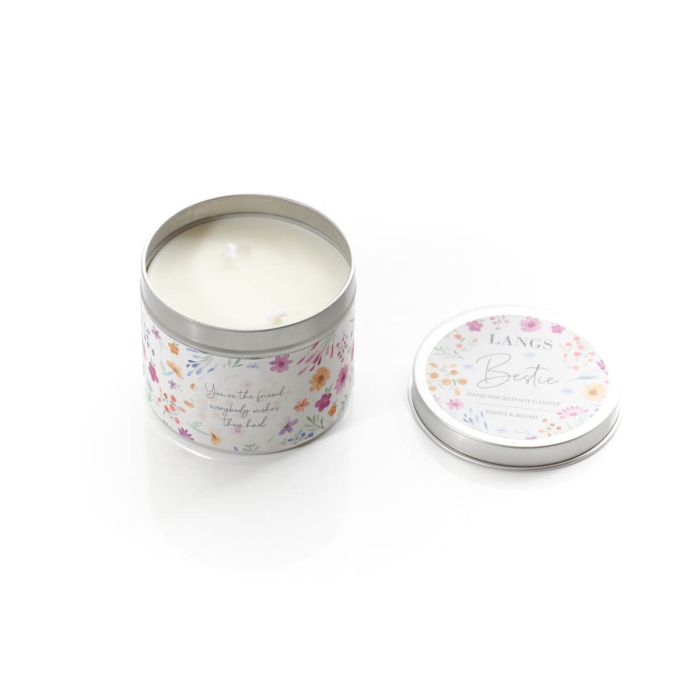Peony and Blush 'Bestie' Tinned Scented Candle