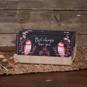 'Owl Always Love You' Woodland Folklore Slate Hanging Plaque - Langs