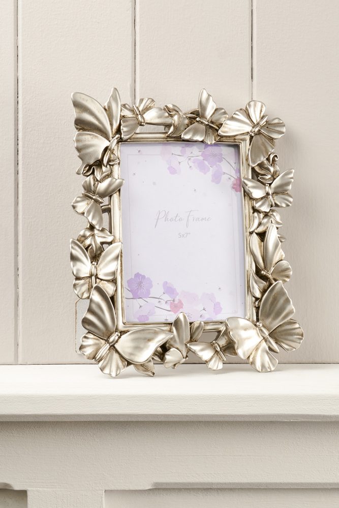 Silver 3D Butterfly Frame - Image 2