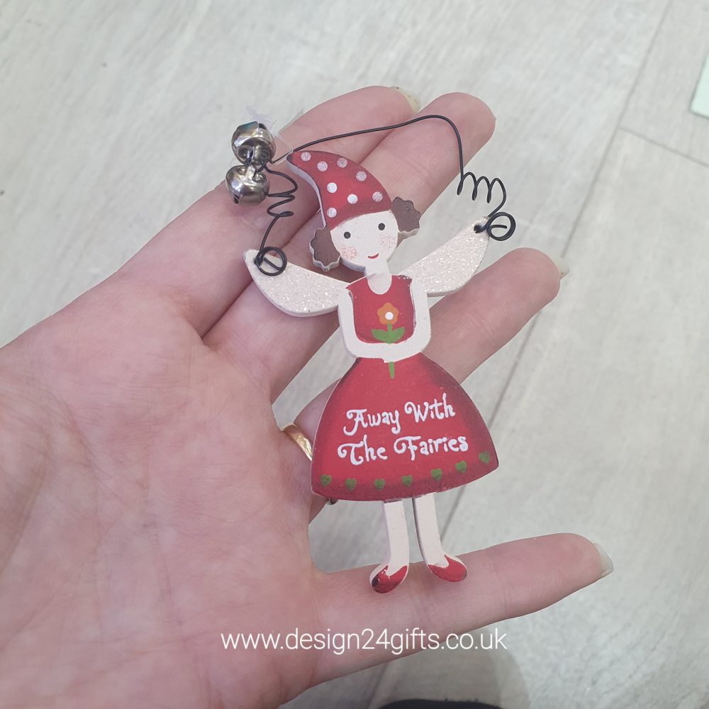 'Fairytales Do Come True' Small Woodland Fairy Hanging Plaque - Langs - Image 3