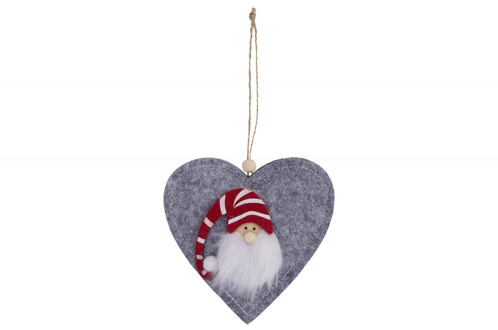 Gonk Heart Hanger - Langs