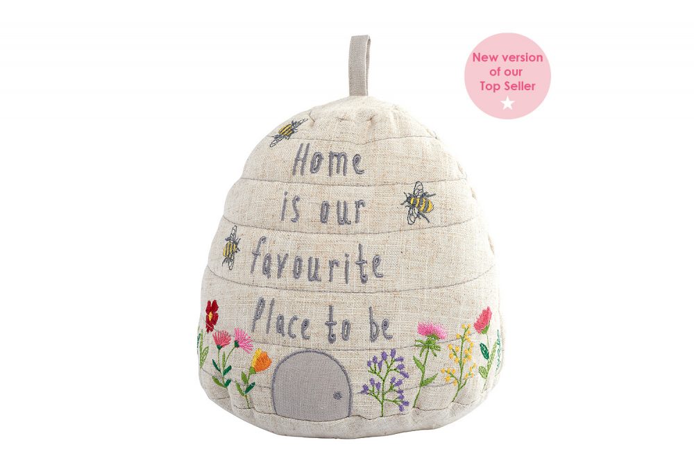 ‘Home Is Our Favourite Place To Be’ Bee Beehive Doorstop - Langs