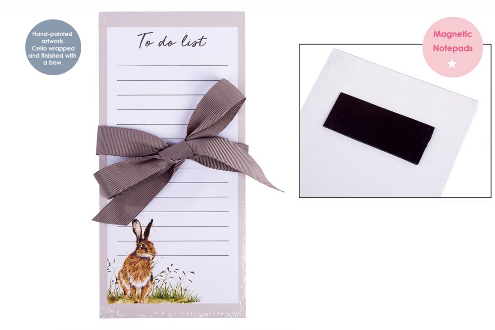 Woodland Hare Magnetic Shopping List Pad - Langs