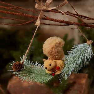 Woodland Squirrel Christmas Decoration - Langs