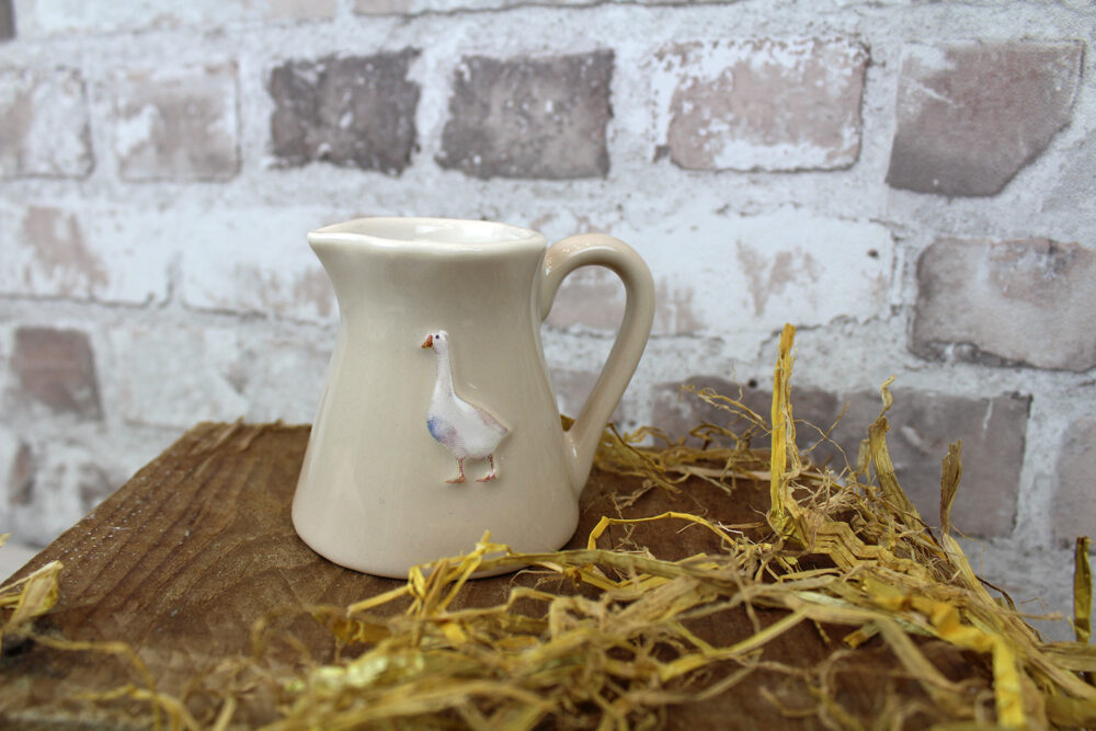 Stoneware Embossed Goose Mini Jug - Langs - Image 2
