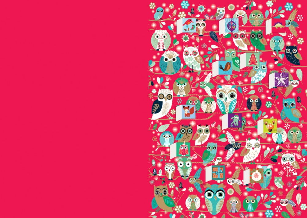 Festive Owls Christmas Advent Calendar - Roger La Borde - Image 2