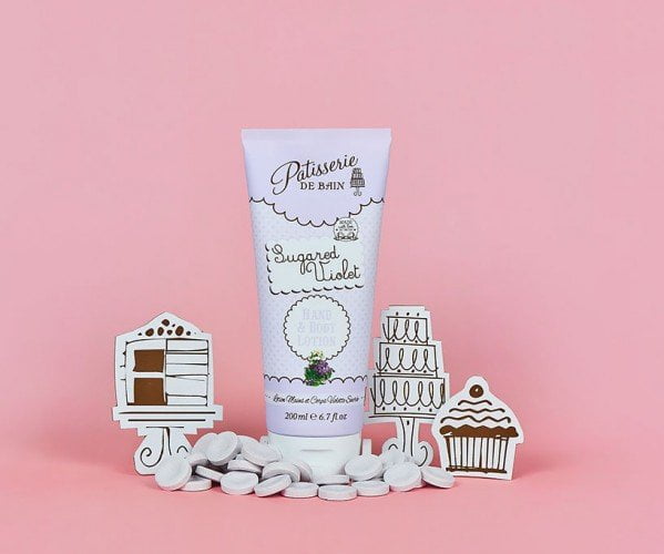 Rose & Co Patisserie de Bain Hand & Body Lotion Sugared Violet 200ml - Image 2