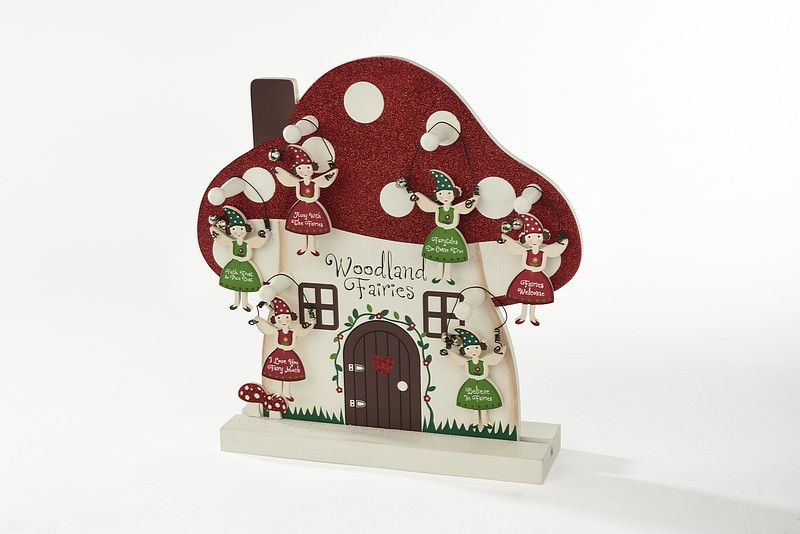 'Fairytales Do Come True' Small Woodland Fairy Hanging Plaque - Langs - Image 4