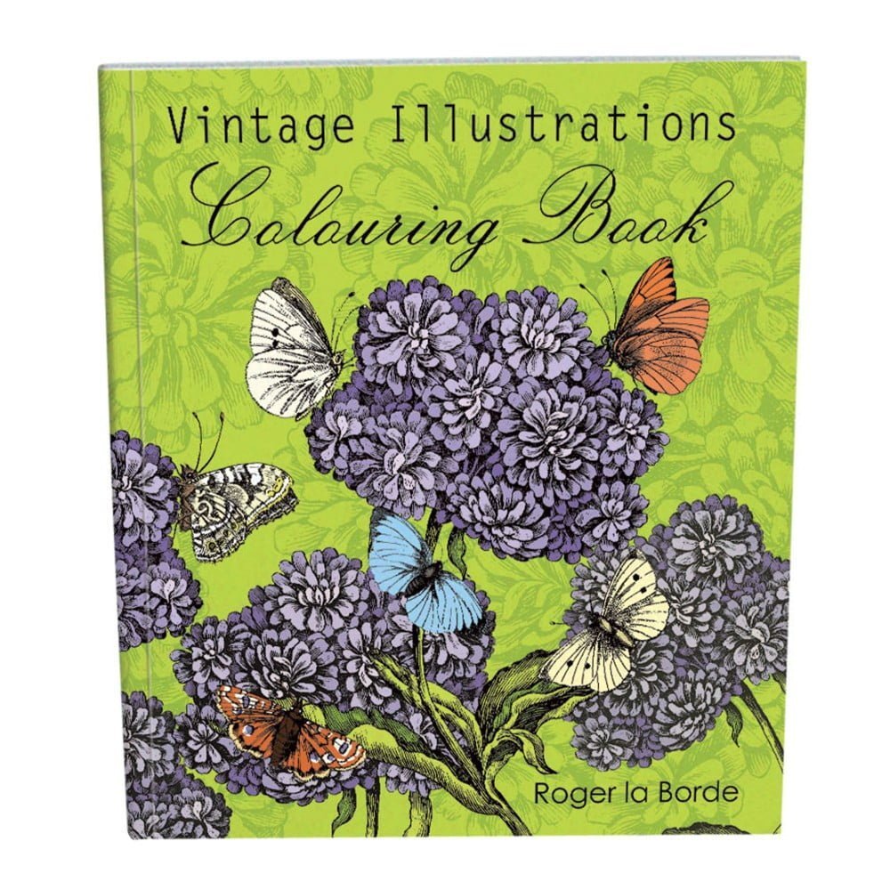 Vintage Illustrations Colouring Book - Roger La Borde
