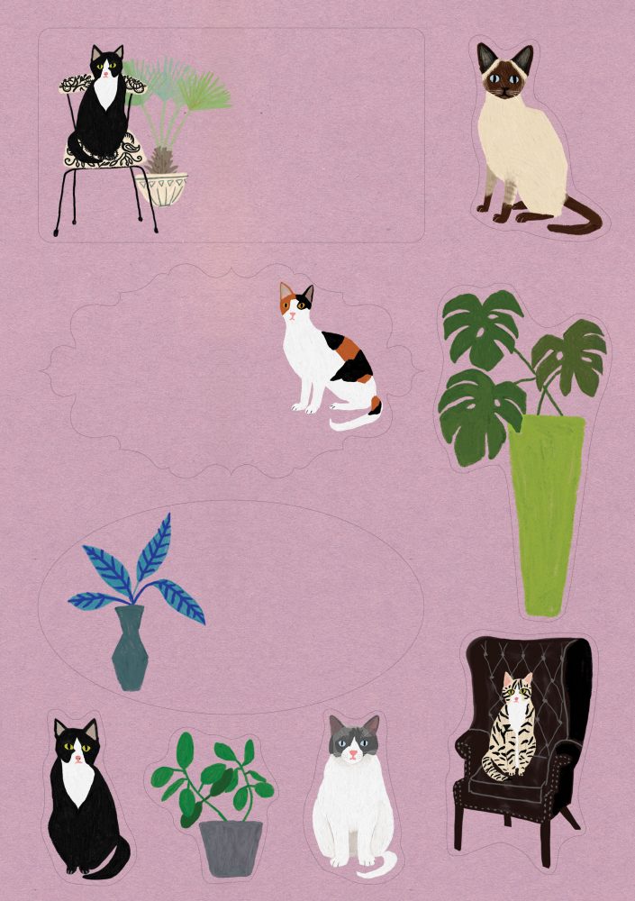 Cat Palais Letter Writing Set - Roger La Borde - Image 6