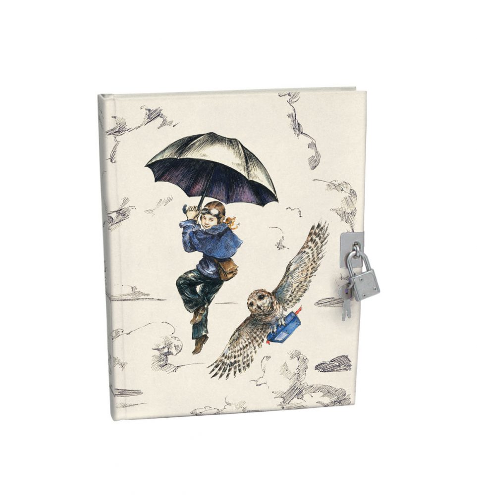 Mondoodle Girl & Owl Lockable Notebook - Roger La Borde - Image 3